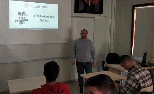 Okulumuzda “Afet Farkındalık Eğitimi” Verildi