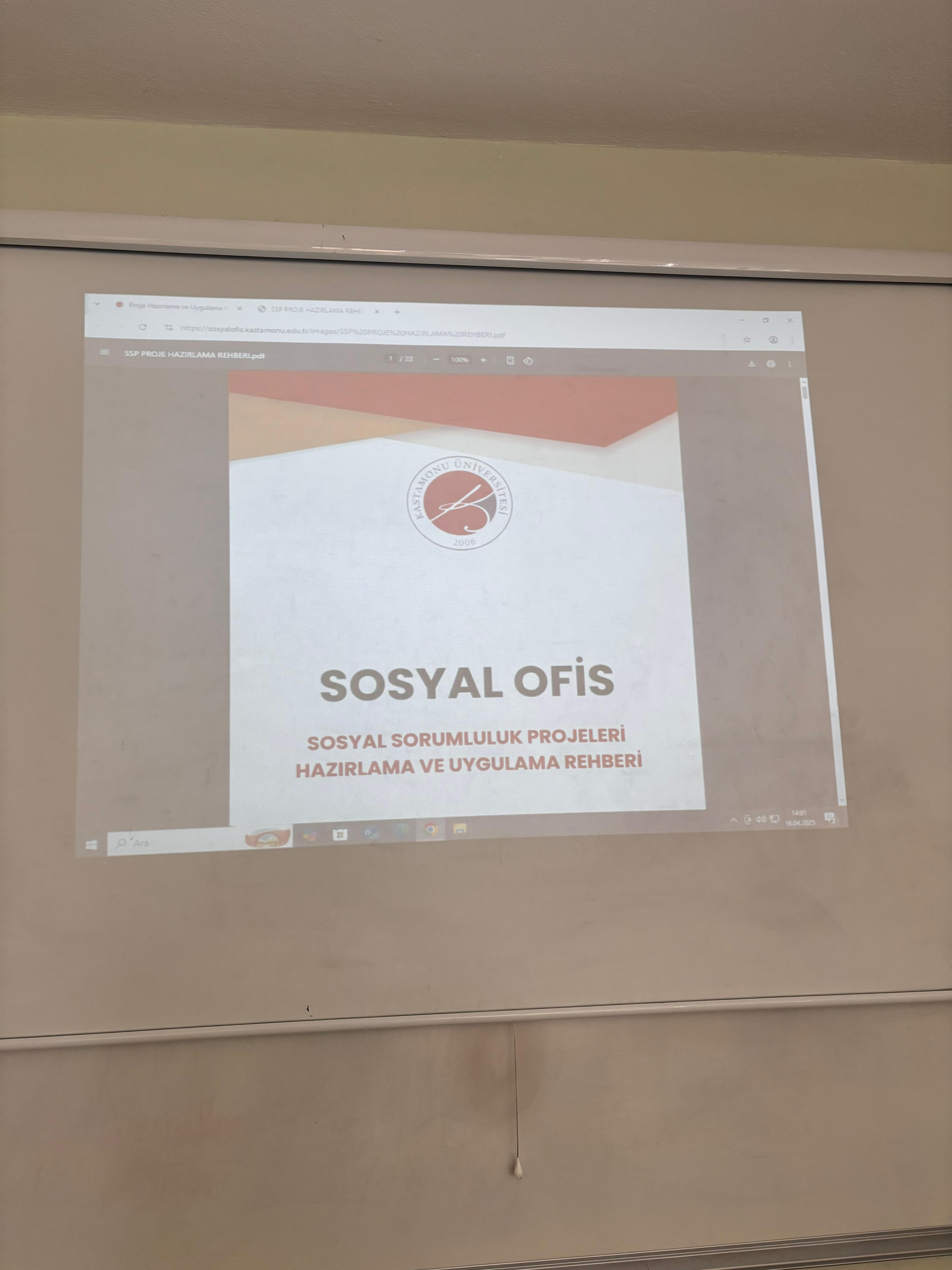 Kastamonu Üniversitesi Küre Meslek Yüksekokulu Öğrencilerine Sosyal Sorumluluk Proje Yazma Eğitimi Verildi