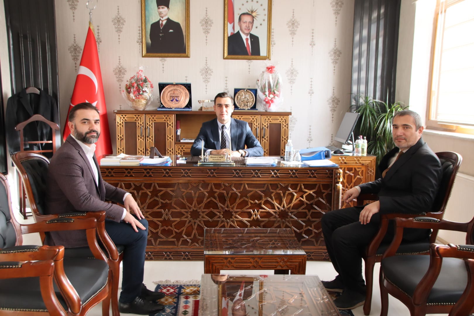 Küre MYO'dan İlçe Kaymakamı Hasan Çakır’a Hayırlı Olsun Ziyareti