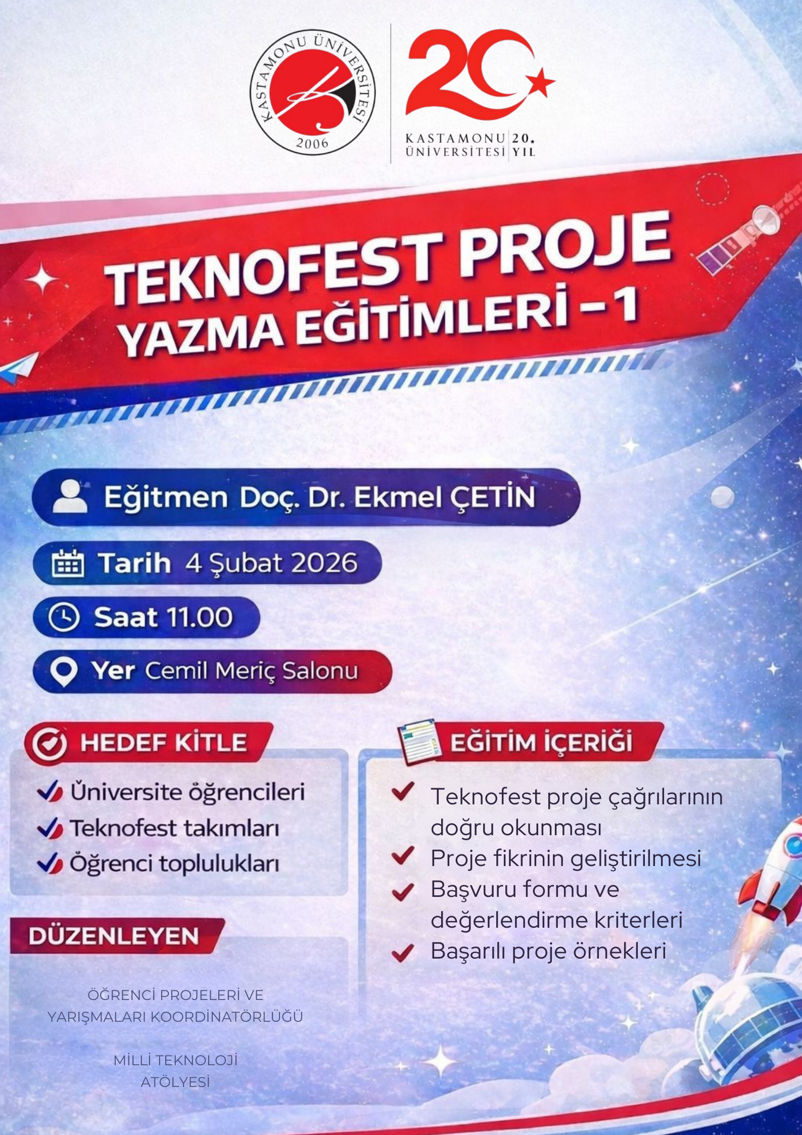 Teknofest Proje Yazma Eğitimleri Hakkında...