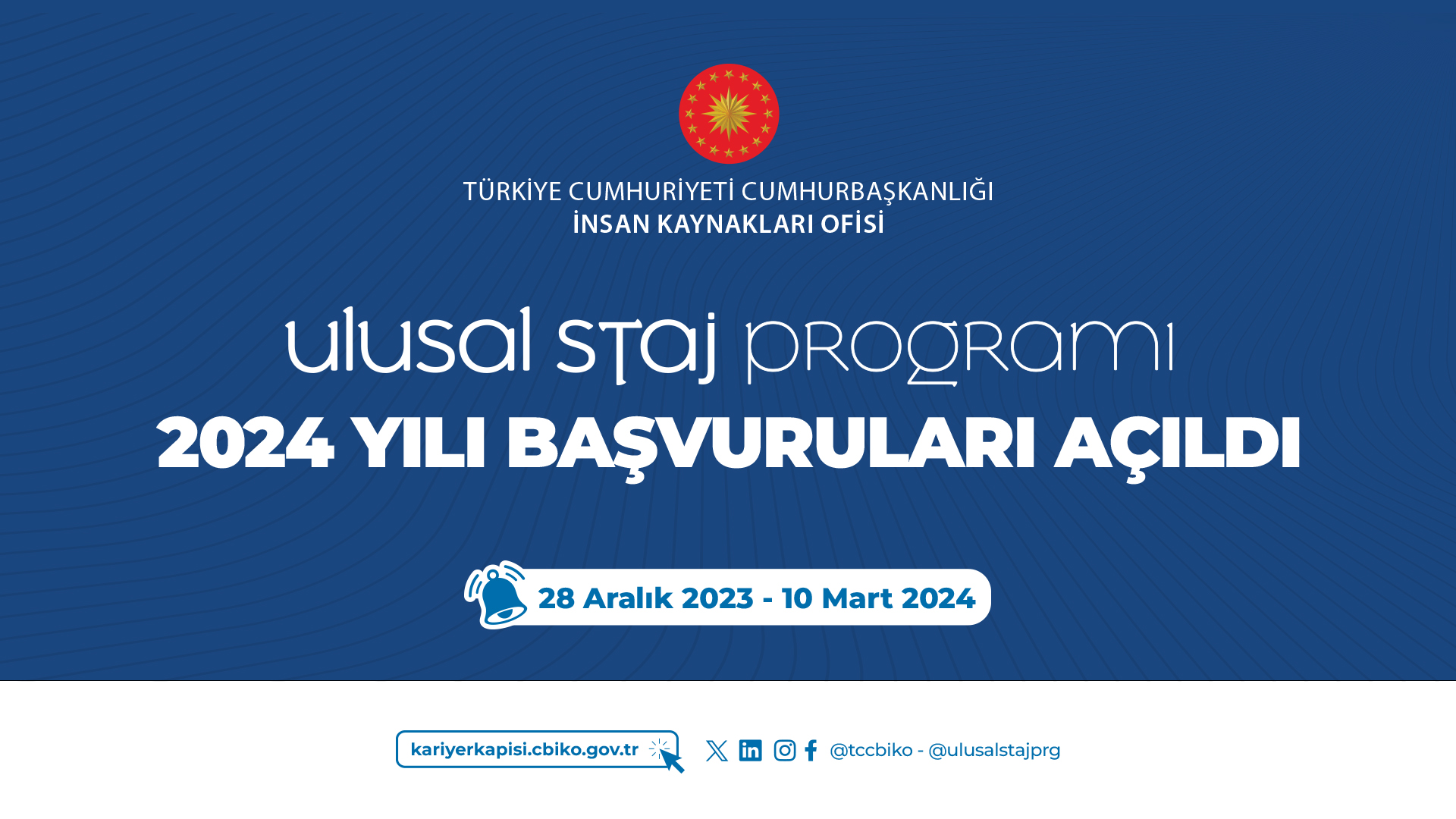 Ulusal Staj Programı 2024 Başvuruları 10 Mart 2024'e kadar devam ediyor!!!